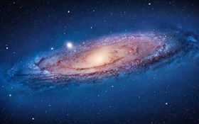 안드로메다 은하 HD 배경 화면