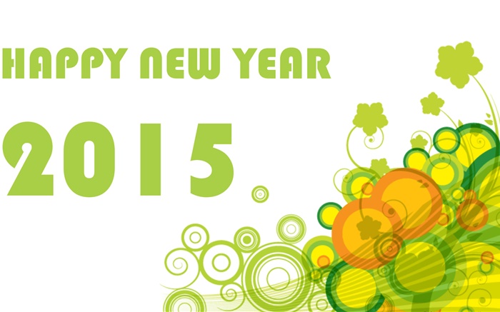 크리 에이 티브 벡터 2015 년 새해 복 많이 받으세요 배경 화면 그림