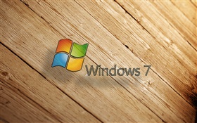 윈도우 7, 나무 보드 HD 배경 화면