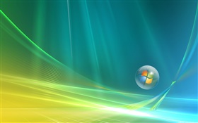 Windows 로고, 추상적 인 배경 HD 배경 화면