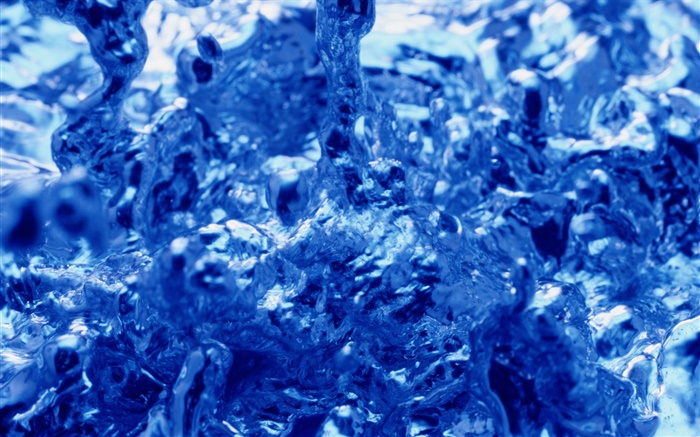 푸른 물 매크로 촬영 배경 화면 그림