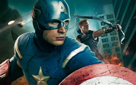 캡틴 아메리카, 복수 자 HD 배경 화면