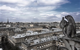 프랑스, 파리, 도시, 주택 HD 배경 화면