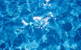 물, 나뭇잎, 블루, 햇빛 HD 배경 화면