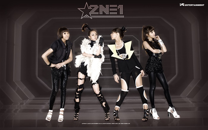 2NE1, 한국 음악 소녀 07 배경 화면 그림