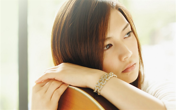 요시오카 유이 일본 가수 06 배경 화면 그림
