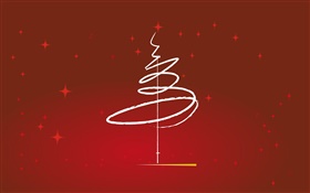 크리스마스 테마, 디자인, 나무, 심플한 스타일 HD 배경 화면