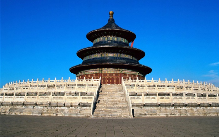 베이징 자금성, 타워, 계단 배경 화면 그림