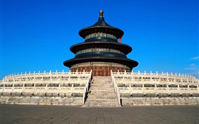 베이징 자금성, 타워, 계단 HD 배경 화면