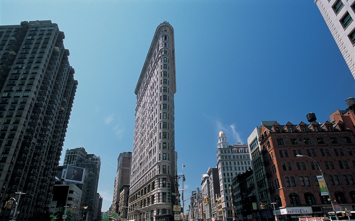 뉴욕, 도시, 고층 빌딩, 미국 배경 화면 그림