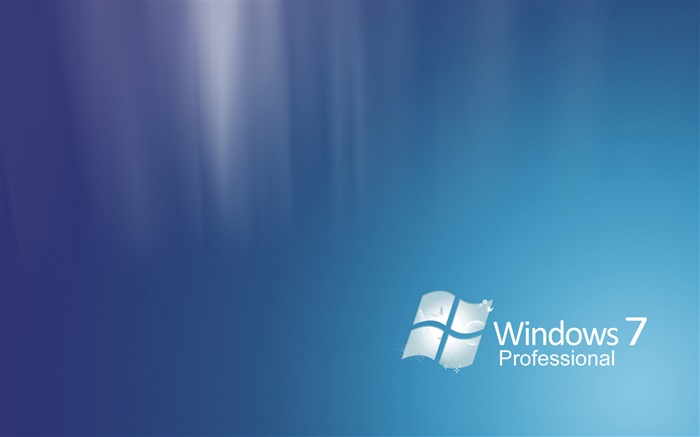 윈도우 7 프로페셔널, 추상 파란색 배경 화면 그림
