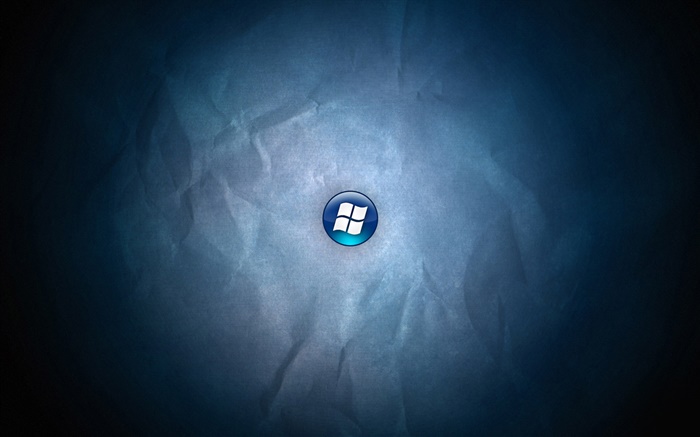 윈도우 7 로고, 파란색 배경 배경 화면 그림