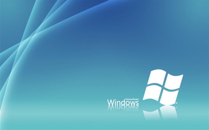 윈도우 7 흰색과 파란색, 크리 에이 티브 배경 배경 화면 그림