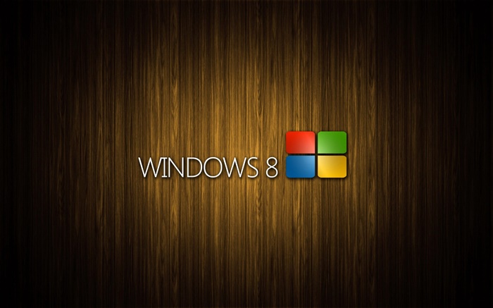 윈도우 8 시스템 로고, 나무 배경 배경 화면 그림