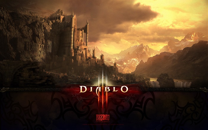 디아블로 III, RPG 게임 배경 화면 그림