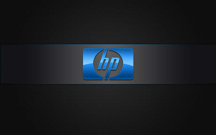 HP 파란색 로고 배경 화면 그림