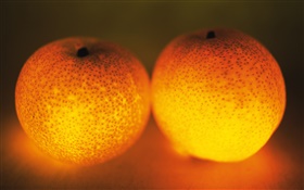 라이트 과일, 두 개의 오렌지 HD 배경 화면