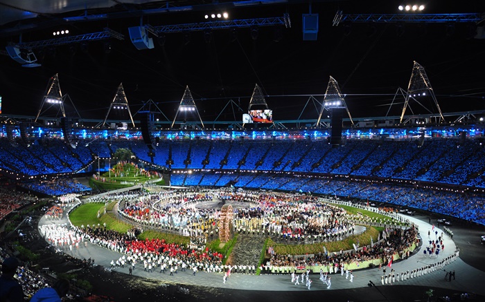 2012 년 런던 올림픽 개막식 배경 화면 그림