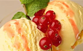 맛있는 디저트, 아이스크림, 딸기 HD 배경 화면