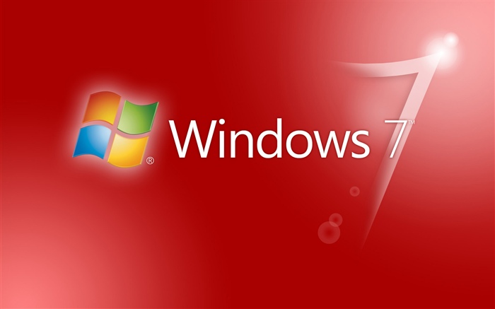Windows 7 빨간색 추상적 인 배경 배경 화면 그림