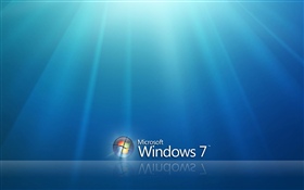 푸른 하늘 아래 Windows 7 HD 배경 화면