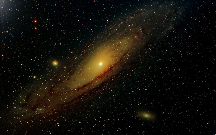 안드로메다 갤럭시, 별, 우주 배경 화면 그림