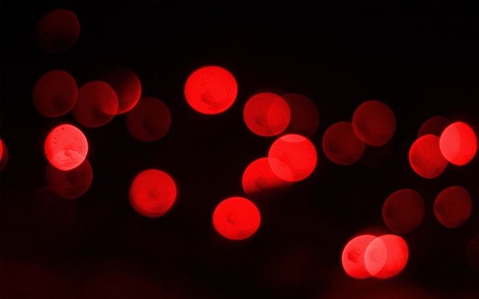 붉은 빛 원, 검정색 배경 배경 화면 그림